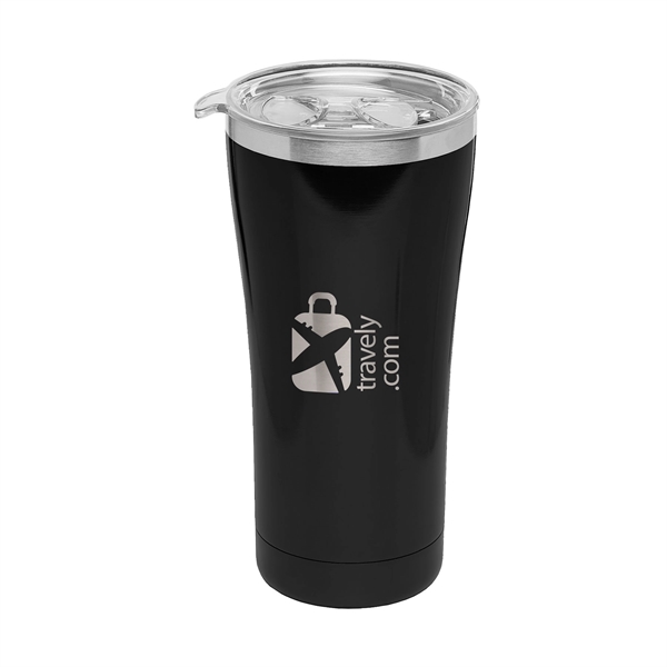 Yukon - 22 oz. Double-Wall Stainless Travel Mug - Laser - Yukon - 22 oz. Double-Wall Stainless Travel Mug - Laser - Image 3 of 6