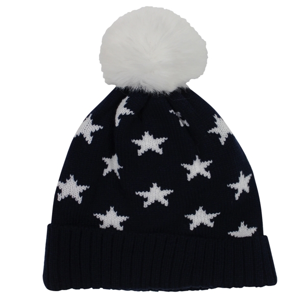 Star Pom Beanie - Star Pom Beanie - Image 1 of 6