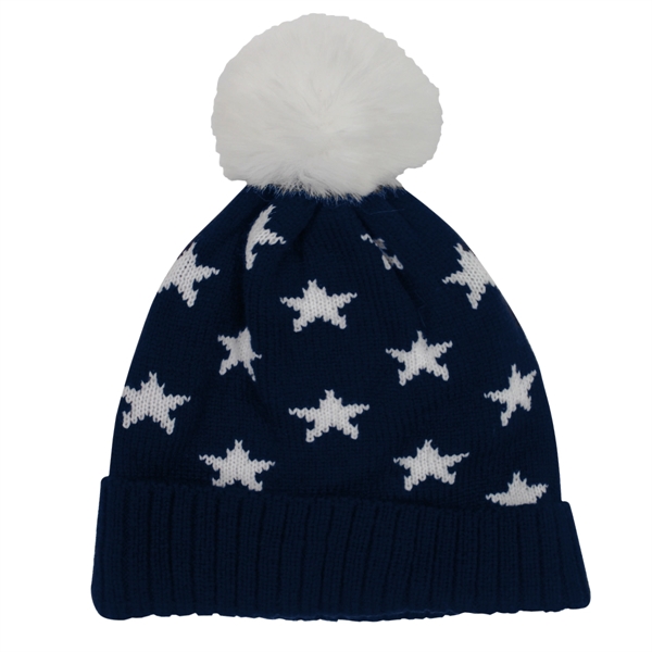 Star Pom Beanie - Star Pom Beanie - Image 5 of 6