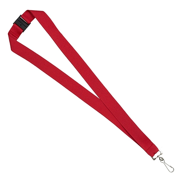 Custom 1" Blank Lanyard with Breakaway Safety Release Attachment -
