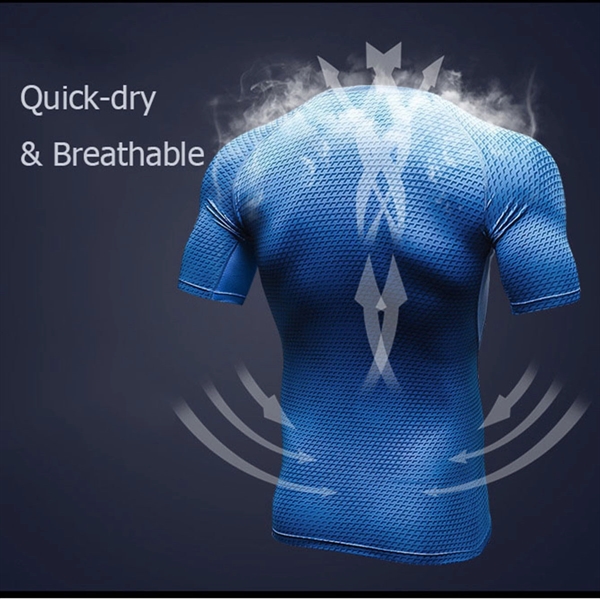 Dry Fit Mesh Running Shirts - Dry Fit Mesh Running Shirts - Image 3 of 5