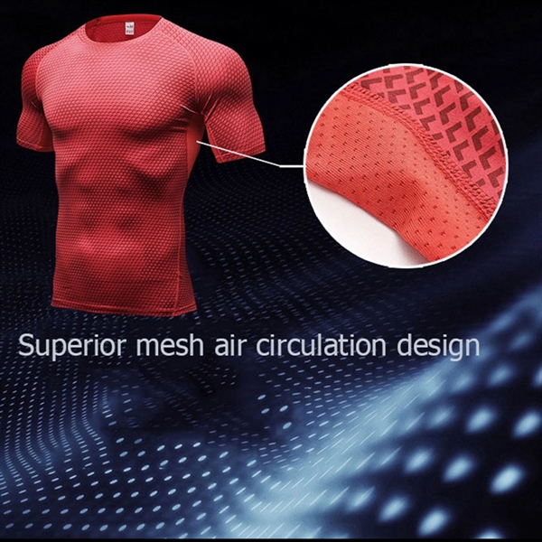 Dry Fit Mesh Running Shirts - Dry Fit Mesh Running Shirts - Image 4 of 5