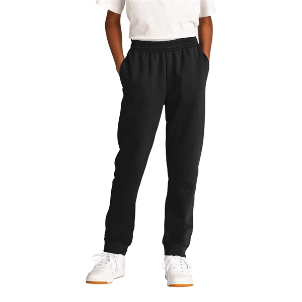 Port & Co Youth Core Fleece Jogger. - Port & Co Youth Core Fleece Jogger. - Image 6 of 15