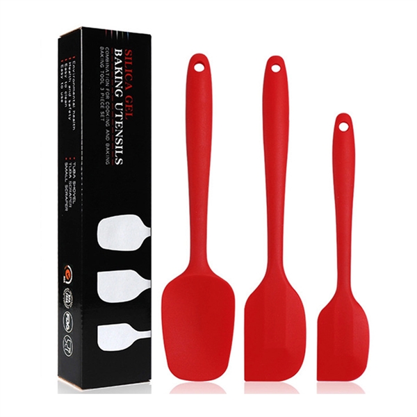 Silicone Tools Set, 3 piece Spatula Set