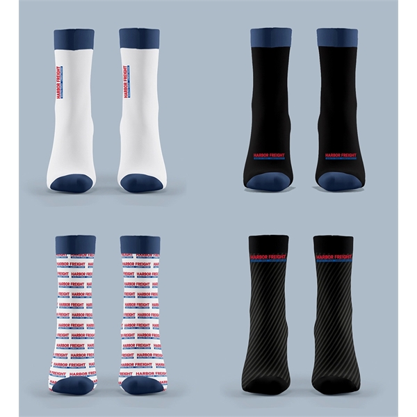Classic Custom Cotton Crew Socks - Knit-In - Classic Custom Cotton Crew Socks - Knit-In - Image 3 of 3