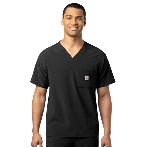 Carhartt Force Cross-Flex Men's Modern Fit V-Neck Top - Carhartt Force Cross-Flex Men's Modern Fit V-Neck Top - Image 1 of 6