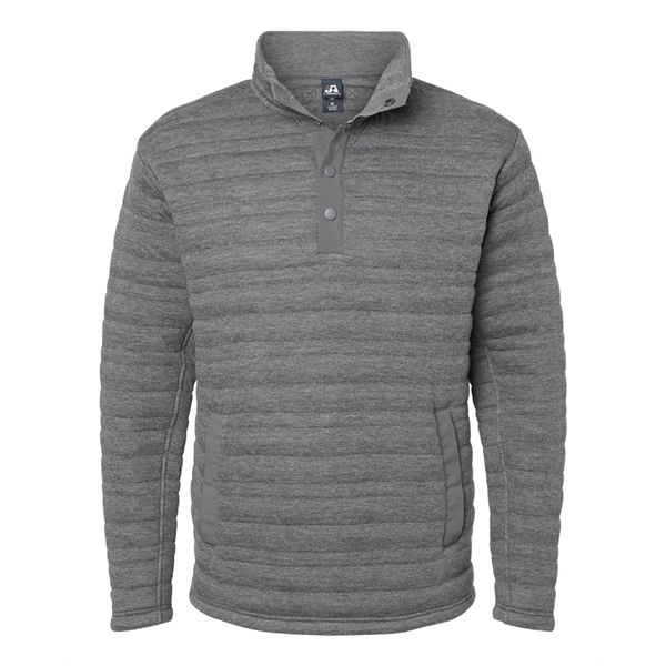 J. America Men's Horizon Half-Snap Pullover - J. America Men's Horizon Half-Snap Pullover - Image 3 of 4