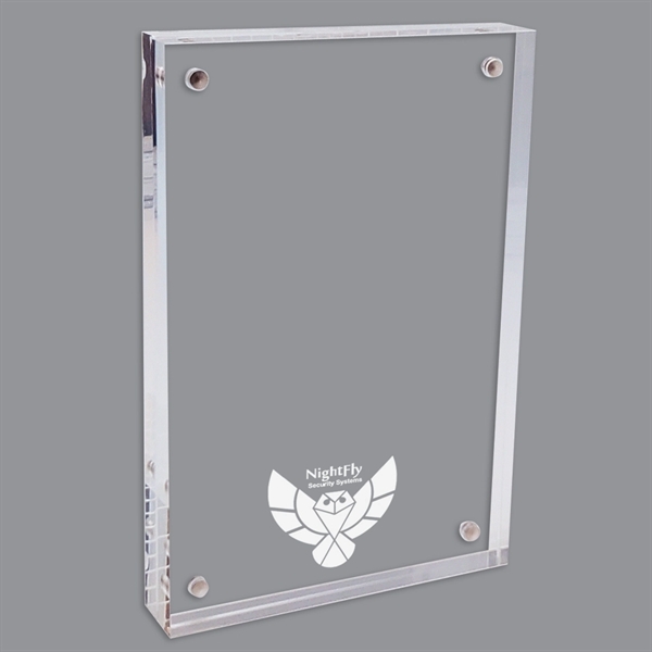 Stock Laser Etched Acrylic Block Frames - Stock Laser Etched Acrylic Block Frames - Image 1 of 3