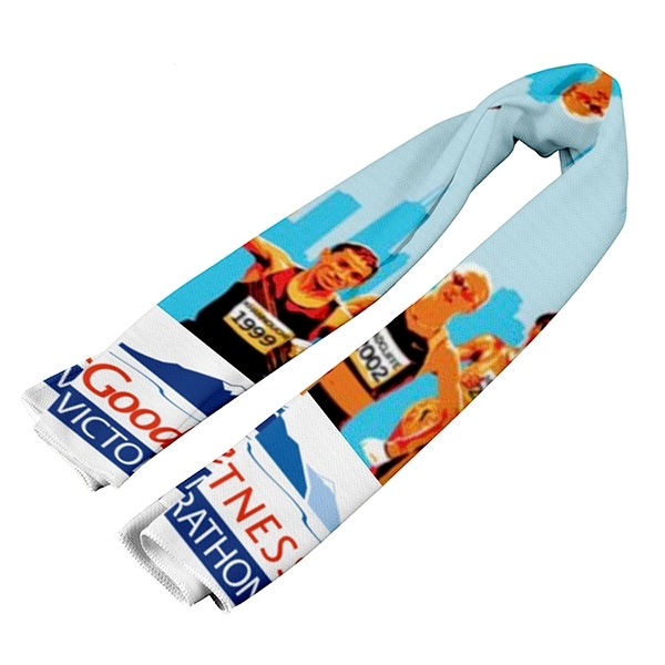 The "Full Color Arctic" - Recycled RPET Cooling Towel - The "Full Color Arctic" - Recycled RPET Cooling Towel - Image 1 of 10