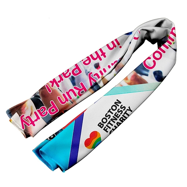 The "Full Color Arctic" - Recycled RPET Cooling Towel - The "Full Color Arctic" - Recycled RPET Cooling Towel - Image 2 of 10
