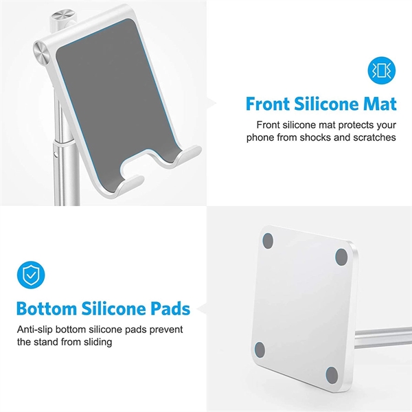 Cell Phone Stand Adjustable Angle Height Desk Dock Holder - Cell Phone Stand Adjustable Angle Height Desk Dock Holder - Image 2 of 5