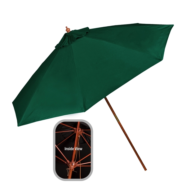 In Stock 9 FT Market Umbrella - In Stock 9 FT Market Umbrella - Image 2 of 6