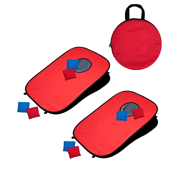 Portable Pop-Up Cornhole Set - Portable Pop-Up Cornhole Set - Image 3 of 3