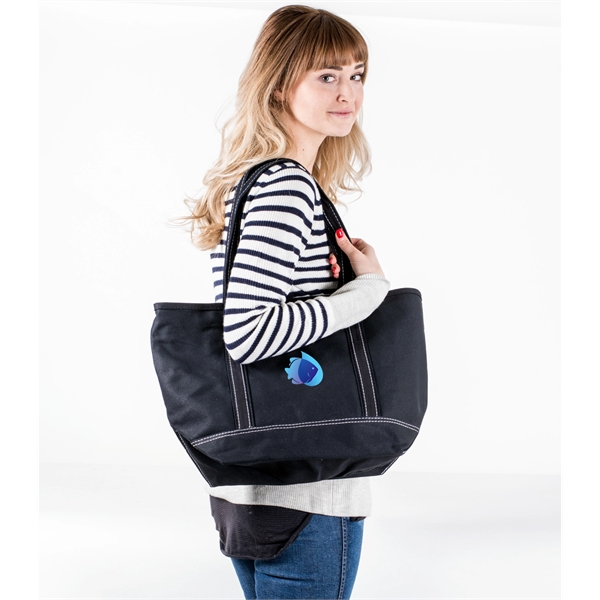 Sailway Solid Zippered Tote Bag - Sailway Solid Zippered Tote Bag - Image 2 of 2