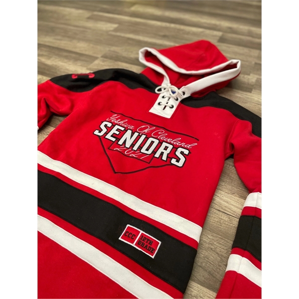 Custom Sewn Hockey Hoodie - Custom Sewn Hockey Hoodie - Image 6 of 13