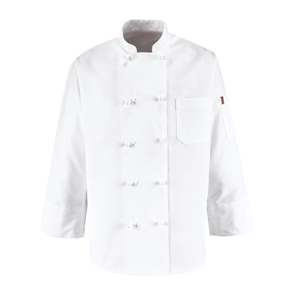 Chef Designs Ten Pearl Button Black Chef Coat - Chef Designs Ten Pearl Button Black Chef Coat - Image 4 of 4