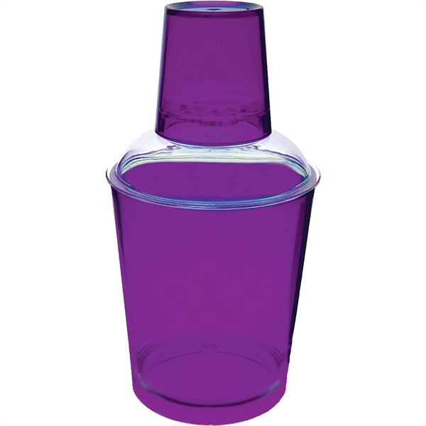 12 oz. Plastic Cocktail Shaker/Sipper - 12 oz. Plastic Cocktail Shaker/Sipper - Image 7 of 8