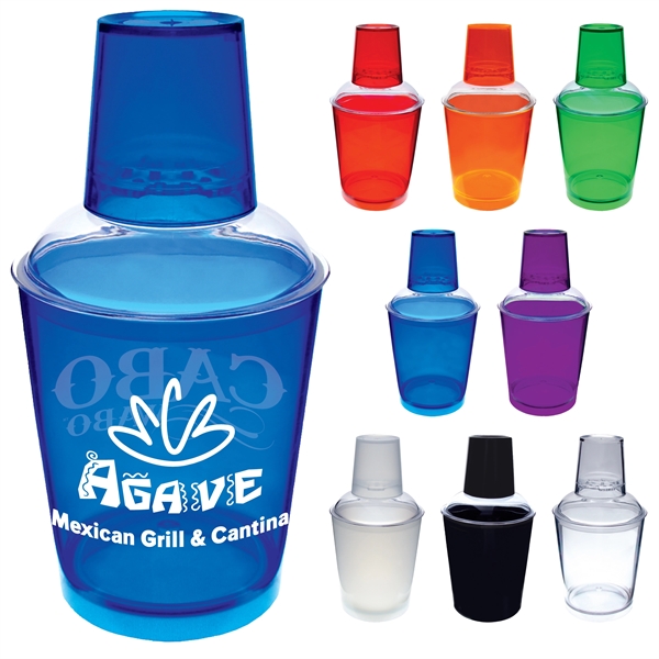 12 oz. Plastic Cocktail Shaker/Sipper - 12 oz. Plastic Cocktail Shaker/Sipper - Image 0 of 8