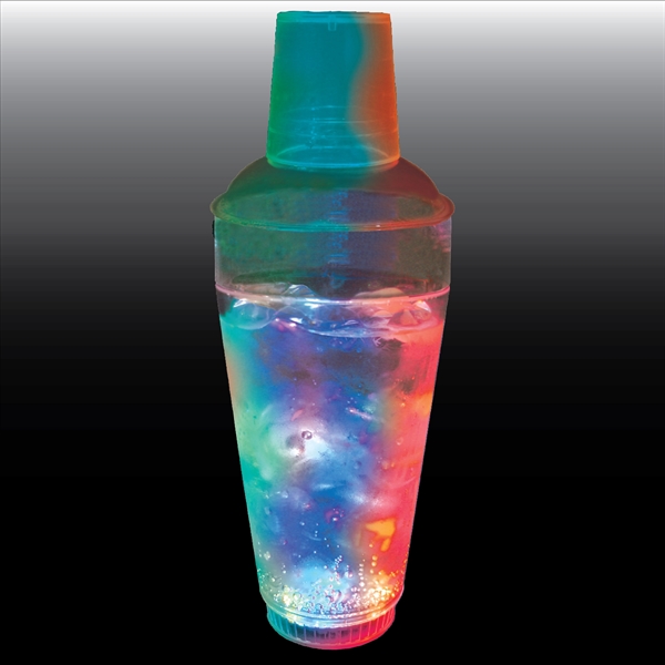 20 oz. Plastic 3 Light-Up Cocktail Shaker - 20 oz. Plastic 3 Light-Up Cocktail Shaker - Image 1 of 2