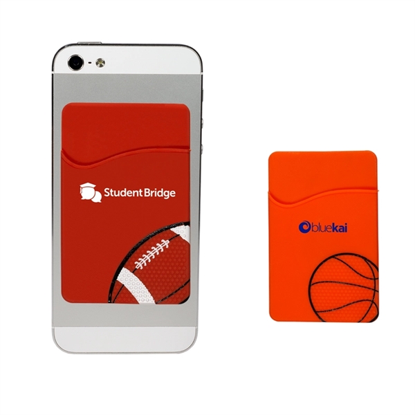Sport-Themed Silicone Phone Pockets - Sport-Themed Silicone Phone Pockets - Image 0 of 2
