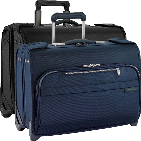 Briggs & Riley Baseline CarryOn Wheeled Garment Bag Plum Grove