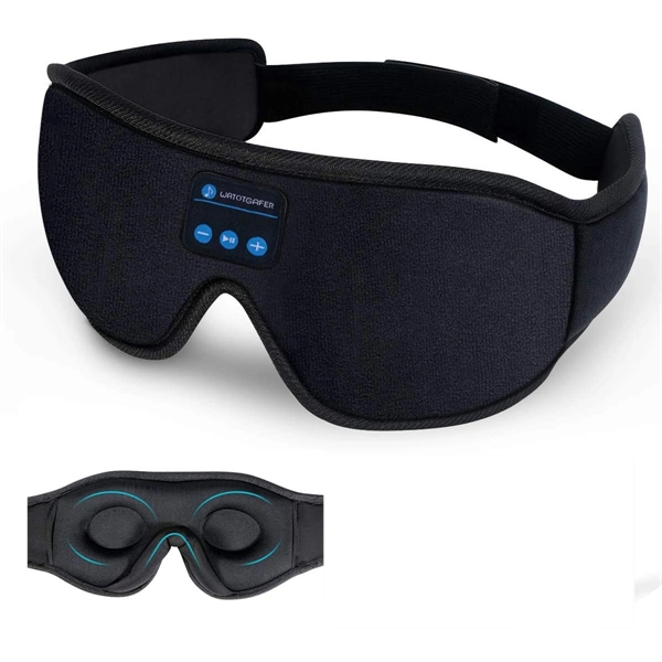 3D sleep eye mask with earphones - 3D sleep eye mask with earphones - Image 3 of 3