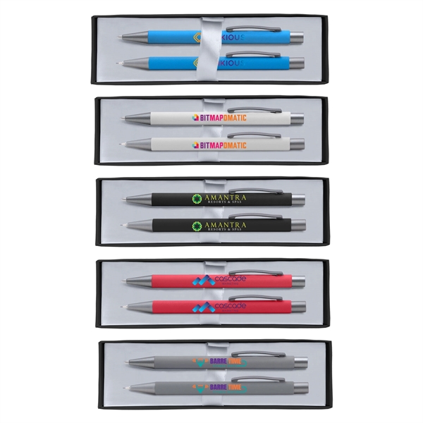 Bowie Pen & Pencil Gift Set - Full Color InkJet - Bowie Pen & Pencil Gift Set - Full Color InkJet - Image 0 of 6