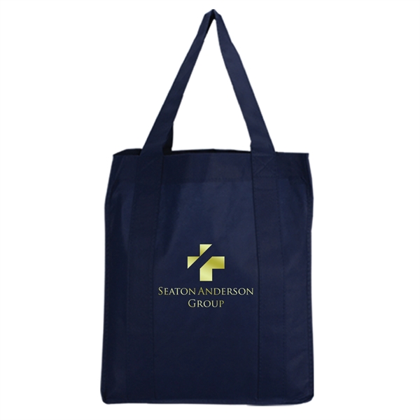 North Park - Non-Woven Shopping Tote Bag - Metallic imprint - North Park - Non-Woven Shopping Tote Bag - Metallic imprint - Image 3 of 6