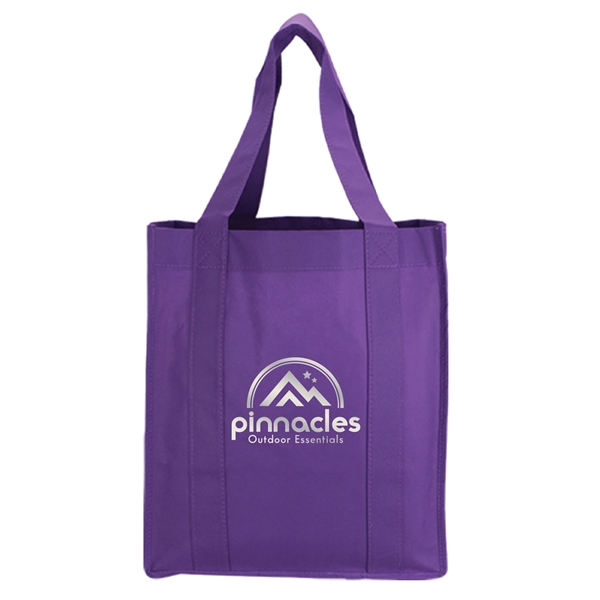 North Park - Non-Woven Shopping Tote Bag - Metallic imprint - North Park - Non-Woven Shopping Tote Bag - Metallic imprint - Image 4 of 6