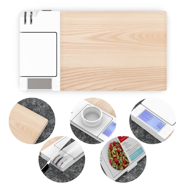 Custom SousChef: 5-In-1 Cutting Board