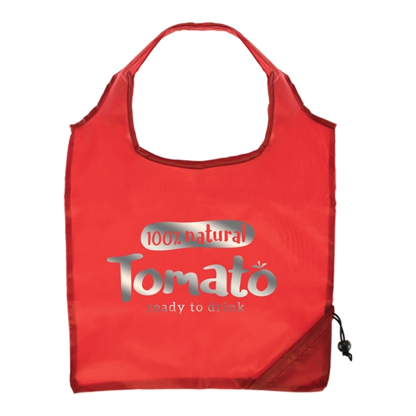 Capri - Foldaway Shopping Tote Bag - 210D Polyester - Capri - Foldaway Shopping Tote Bag - 210D Polyester - Image 3 of 3