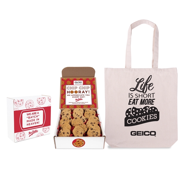A Batch Made In Heaven Mrs. Fields Cookie Mailer with Tote - A Batch Made In Heaven Mrs. Fields Cookie Mailer with Tote - Image 0 of 5