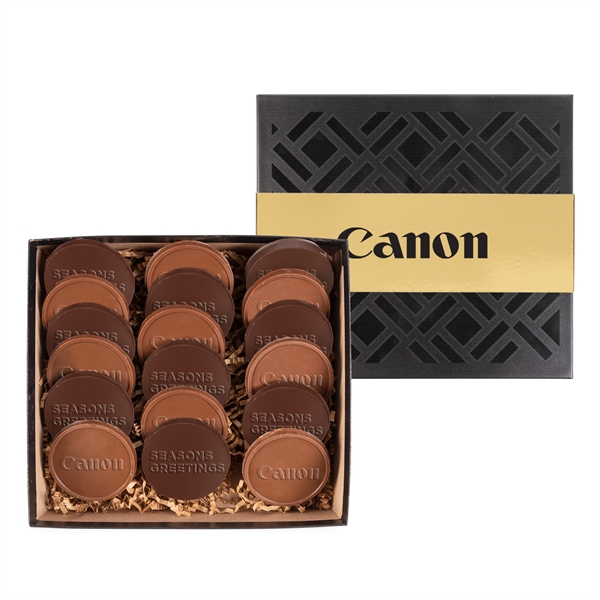 18 Round Chocolate Cookie Gift Box