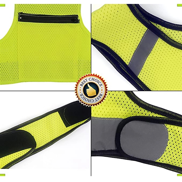 Reflective Safety Vest For Night Sports - Reflective Safety Vest For Night Sports - Image 1 of 4