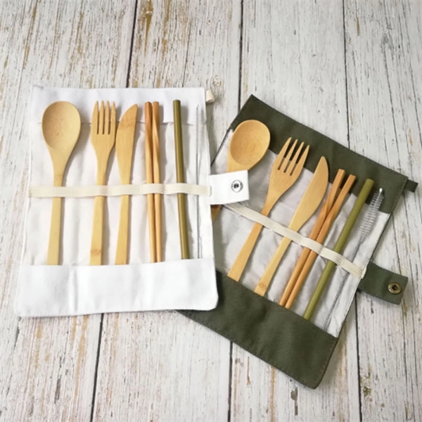 Solid colour Portable cutlery 6-piece set - Solid colour Portable cutlery 6-piece set - Image 0 of 3