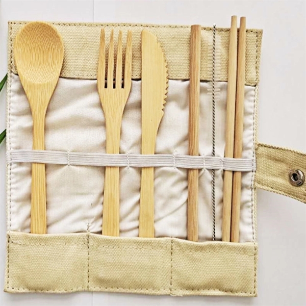 Solid colour Portable cutlery 6-piece set - Solid colour Portable cutlery 6-piece set - Image 3 of 3