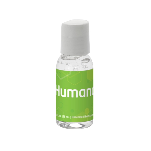 1 oz. Clear Gel Hand Sanitizer in Round Bottle