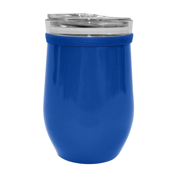 8 Oz. Glass And Stainless Steel Wine Tumbler - 8 Oz. Glass And Stainless Steel Wine Tumbler - Image 4 of 15