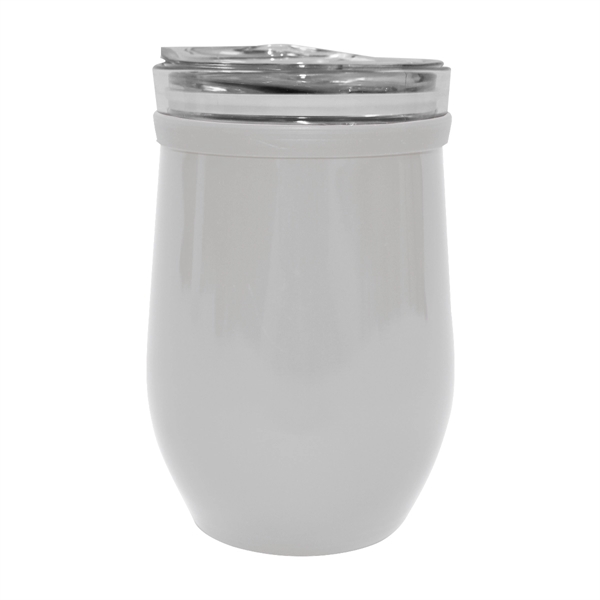 8 Oz. Glass And Stainless Steel Wine Tumbler - 8 Oz. Glass And Stainless Steel Wine Tumbler - Image 13 of 15