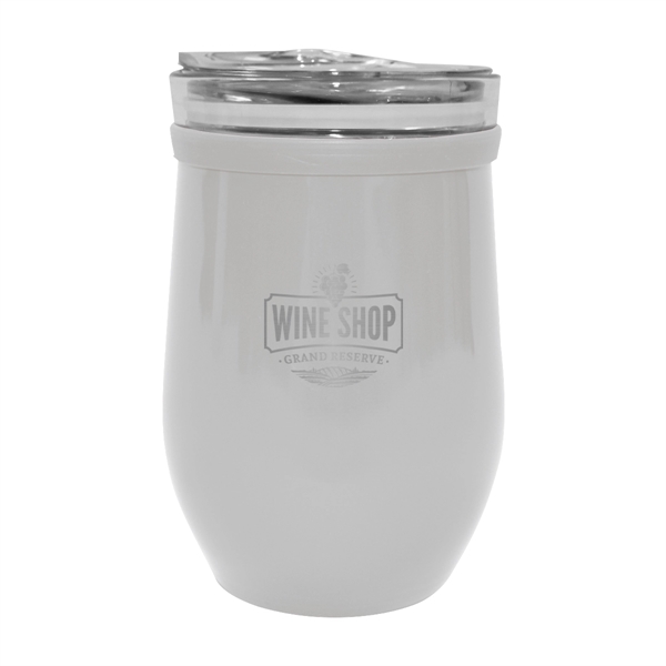 8 Oz. Glass And Stainless Steel Wine Tumbler - 8 Oz. Glass And Stainless Steel Wine Tumbler - Image 14 of 15