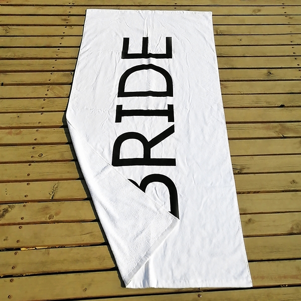 Premium Full Color Superfine Fiber Beach Towel 27.5" x 55" - Premium Full Color Superfine Fiber Beach Towel 27.5" x 55" - Image 2 of 4