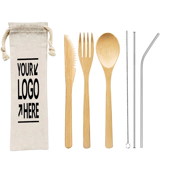 Bamboo Utensils for Travel - Bamboo Utensils for Travel - Image 0 of 1