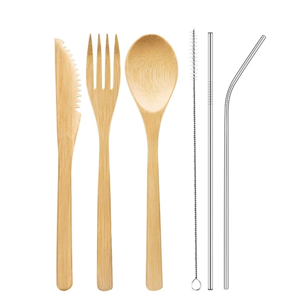 Bamboo Utensils for Travel - Bamboo Utensils for Travel - Image 1 of 1