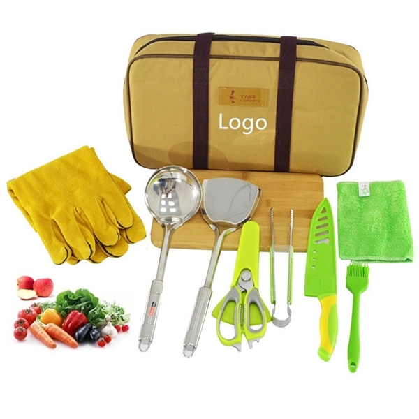 Camp Cookware Utensils Organizer Travel Kit - Camp Cookware Utensils Organizer Travel Kit - Image 0 of 1