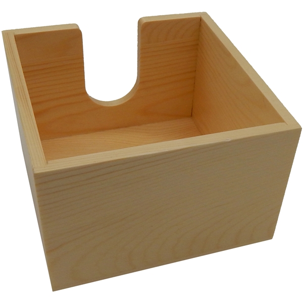Square Wood Napkin Holder- Blond - Square Wood Napkin Holder- Blond - Image 1 of 1