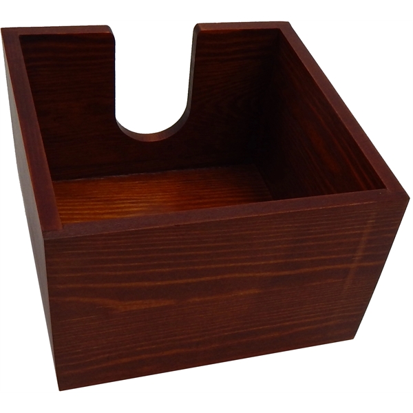 Square Wood Napkin Holder- Cherry - Square Wood Napkin Holder- Cherry - Image 1 of 1