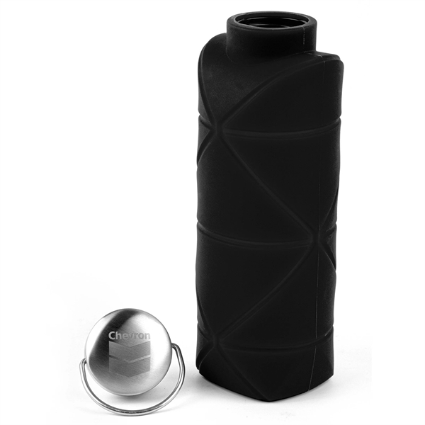 Origami 25oz. Silicone Water Bottle - Origami 25oz. Silicone Water Bottle - Image 8 of 8