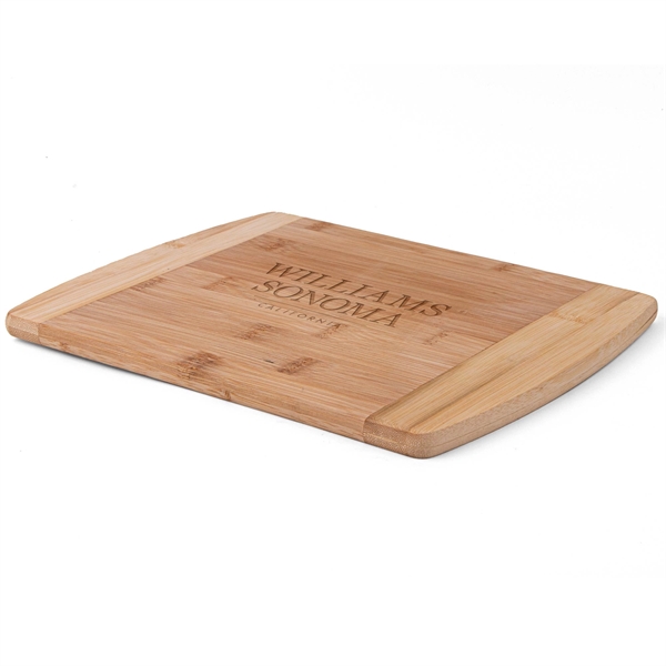 The Brisbane 11-Inch Two-Tone Deluxe Bamboo Cutting Board - The Brisbane 11-Inch Two-Tone Deluxe Bamboo Cutting Board - Image 1 of 5