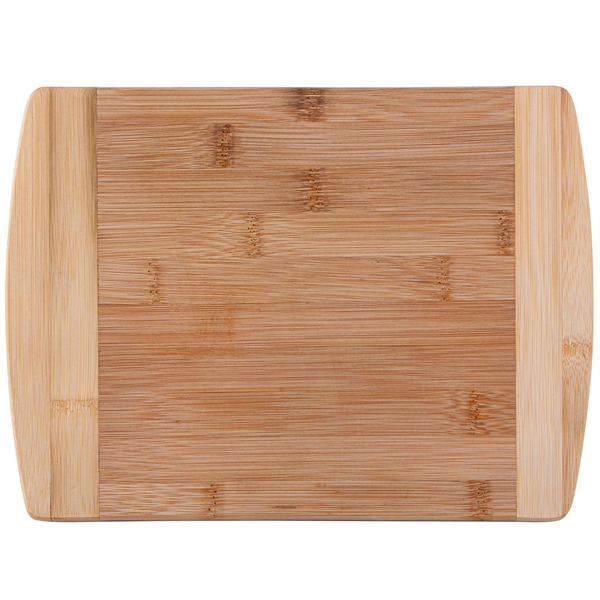 The Brisbane 11-Inch Two-Tone Deluxe Bamboo Cutting Board - The Brisbane 11-Inch Two-Tone Deluxe Bamboo Cutting Board - Image 5 of 5