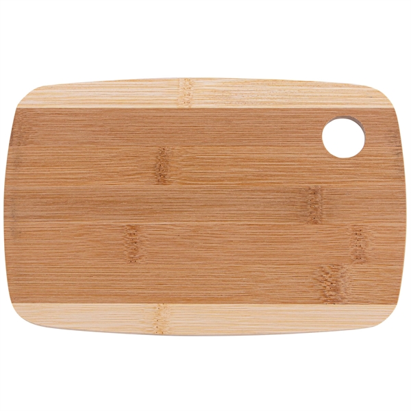 The Camden 9-Inch Two-Tone Bamboo Cutting Board - The Camden 9-Inch Two-Tone Bamboo Cutting Board - Image 1 of 5